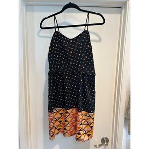 Printed Cami Strap Mini Dress